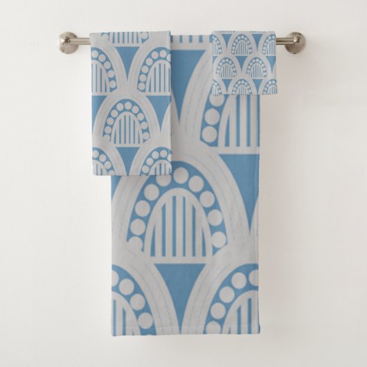 Art Deco Domes Bad Handdoek (Insitu)