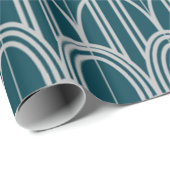 Art Deco Domes Cadeaupapier (Rol Hoek)