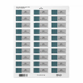 Art Deco Domes Etiket (Full Sheet)