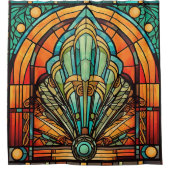 Art Deco douchegordijn (Voorkant)
