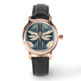 Art Deco Dragonfly eWatch kijken Horloge