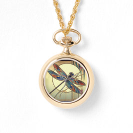 Art Deco Dragonfly eWatch kijken Horloge