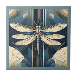 Art Deco Dragonfly Tegeltje