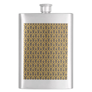 Art Deco Dragonschubben - Blauwe en Gouden Schubbe Flacon