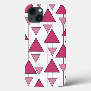 Art Deco-driehoeken iPhone 13 Hoesje