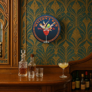  Art Deco Drink Advertentie Pub of Bar Grote Klok