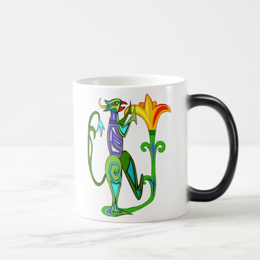 Art Déco Égyptien Avec Mug Fleur Lotus (Droite)
