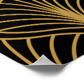 Art Déco élégant : Abstrait Vintage (Coin)