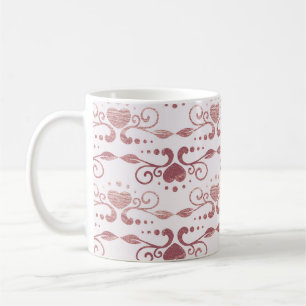 Art deco, elegant behang. koffiemok
