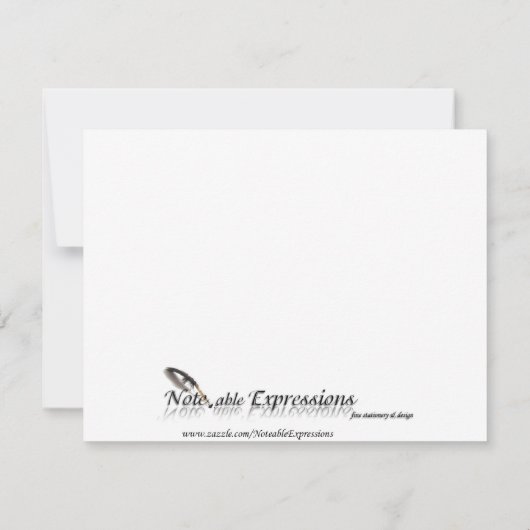 Art Deco Elegant Zwart-wit Save the Date (Achterkant)