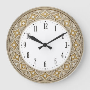 Art Deco Elegante Rond Grote Klok