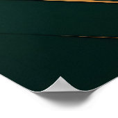 Art Déco Émeraude Vert et Géométrique Doré (Coin)