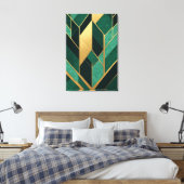 Art Déco Émeraude Vert Or (Insitu(Chambre))
