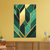 Art Déco Émeraude Vert Or (Insitu(Salon))