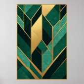 Art Déco Émeraude Vert Or (Devant)