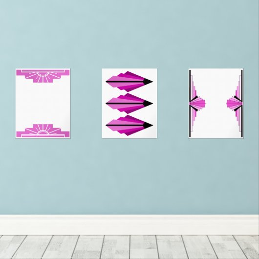 Art déco en rose (Parquet)