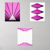 Art déco en rose (Recto)