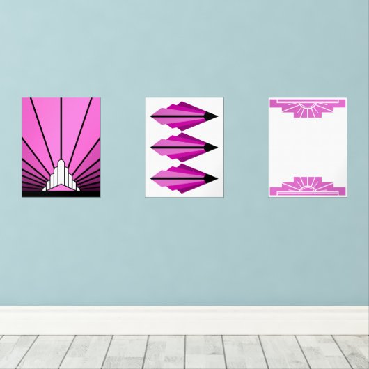 Art déco en rose (Parquet)