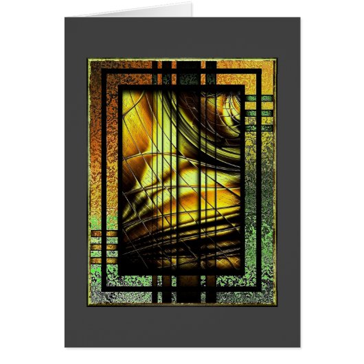 Art Déco En Vert Et Or (Devant)