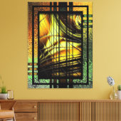 Art déco en vert et or (Insitu(Salon))