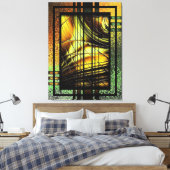 Art déco en vert et or (Insitu(Chambre))
