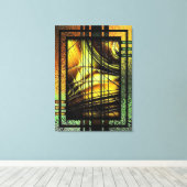 Art Déco En Vert Et Or (Insitu (Plancher de Bois))