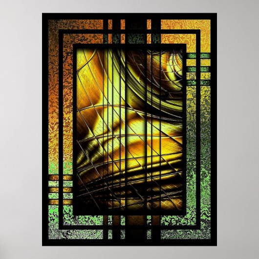 Art Déco En Vert Et Or (Devant)