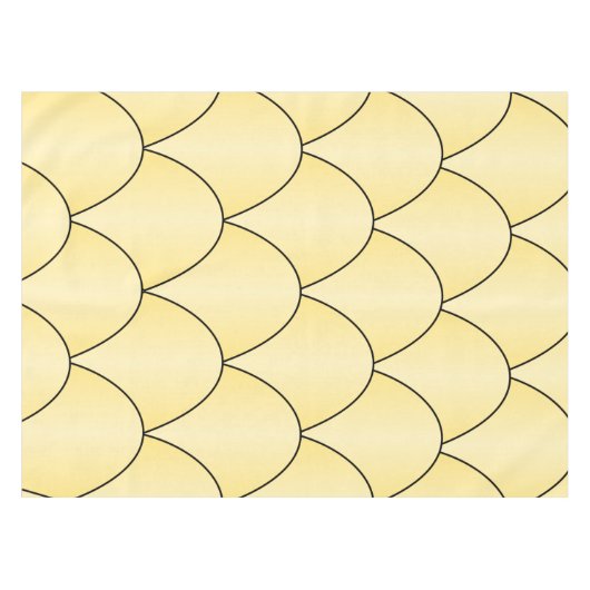 Art Déco Escaliers Jaunes Design Nappe (Devant (Horizontal))