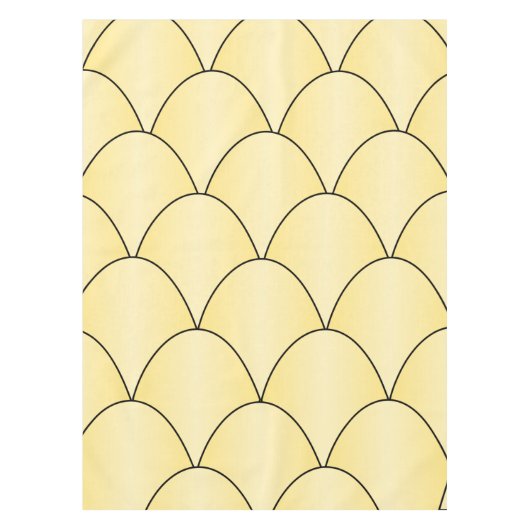 Art Déco Escaliers Jaunes Design Nappe (Devant)
