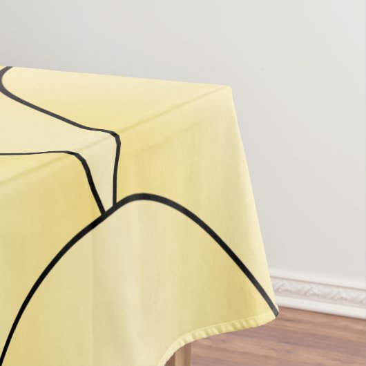 Art Déco Escaliers Jaunes Design Nappe (In Situ)