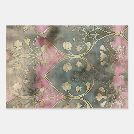 Art Deco Esthetiek Zware gewicht Decoupage Inpakpapier Vel (Voorkant 3)