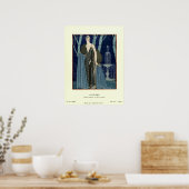  Art Deco Evening Dress & Coat Mode Art Poster (Keuken)