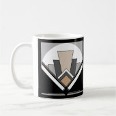 Art Deco-expressie Koffiemok (Links)