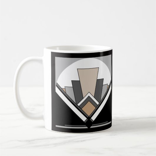 Art Deco-expressie Koffiemok (Links)