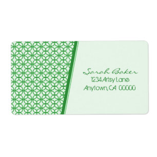 Art Deco Fab Verzendlabels Etiket