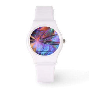 Art Deco Face Black Strap Watch Horloge