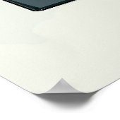 Art Deco Facs, tekst toevoegen Poster (Hoek)