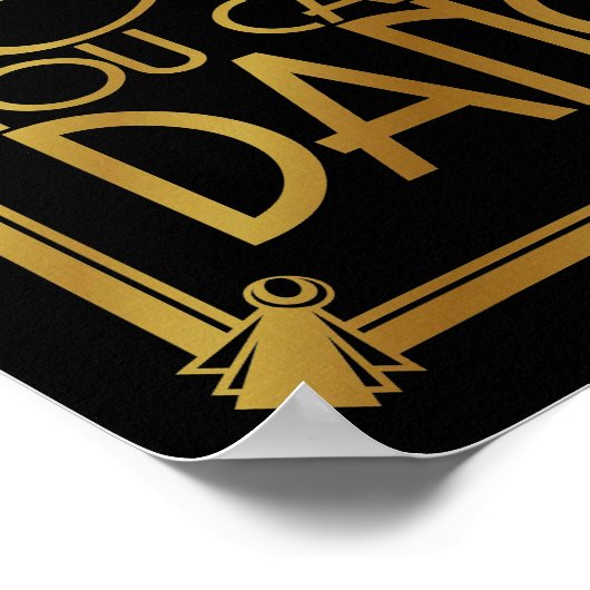 Art Déco Faites-moi confiance Vous pouvez danser B (Coin)