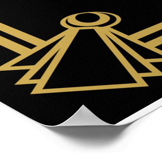 Art Déco Faites votre propre affiche/impression ma (Coin)