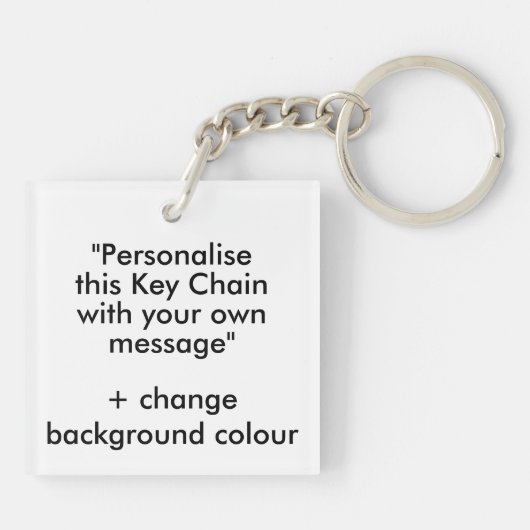 Art Deco Fan Expression Sleutelhanger (Achterkant)