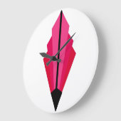 Art Deco Fan Pattern in reds Grote Klok (Hoek)