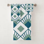 Art Deco Fans Bad Handdoek (Insitu)