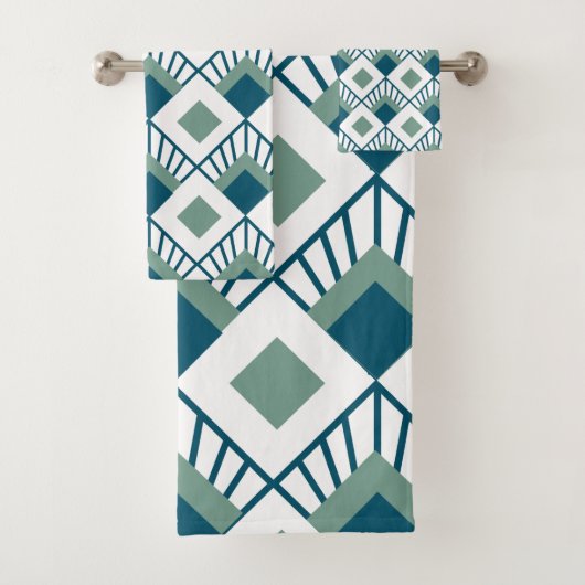 Art Deco Fans Bad Handdoek (Insitu)