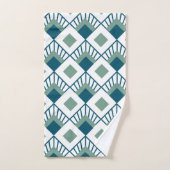 Art Deco Fans Bad Handdoek (Handdoek)