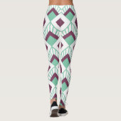 Art Deco Fans Leggings (Achterkant)