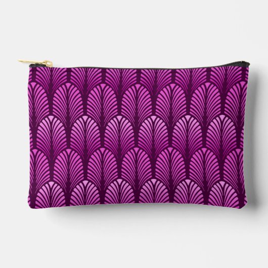 Art Deco Feather Pattern, Amethyst Paars Etui (Voorkant)
