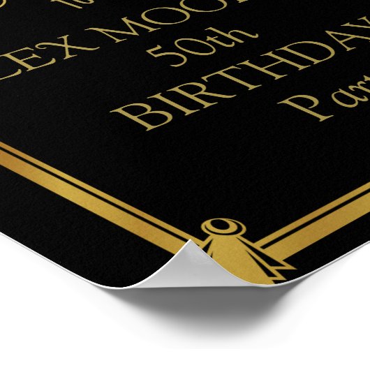 Art déco fête d'anniversaire (Coin)