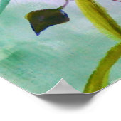 Art déco - Feuilles peints multidimensionnels (Coin)