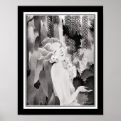 Art déco fille tropicale (Devant)