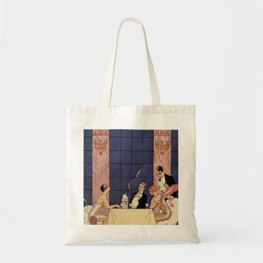 Art Deco Fine Dining Tote Bag (Voorkant)